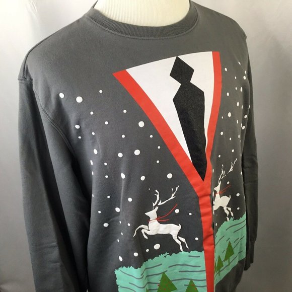 MAD Engine Other - Ugly Sweatshirt~Holiday~Faux Cardigan~Contest~